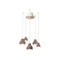 Deco Berimbau Chandelier  option Moka