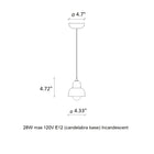 Deco Berimbau Pendant Light