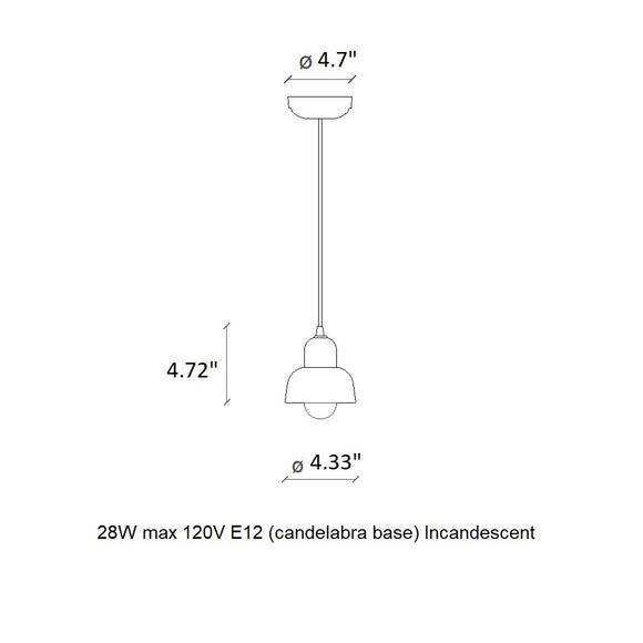 Deco Berimbau Pendant Light