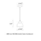 Deco Berimbau Pendant Light