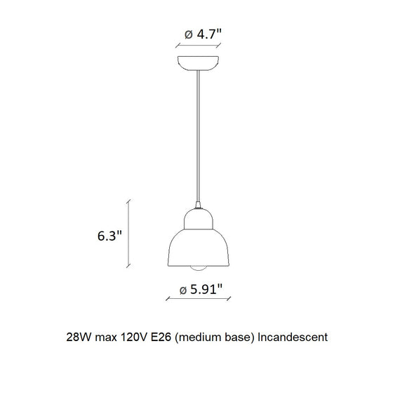 Deco Berimbau Pendant Light