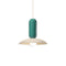 Deco Pau Pendant Light  option Bone White / Turquoise