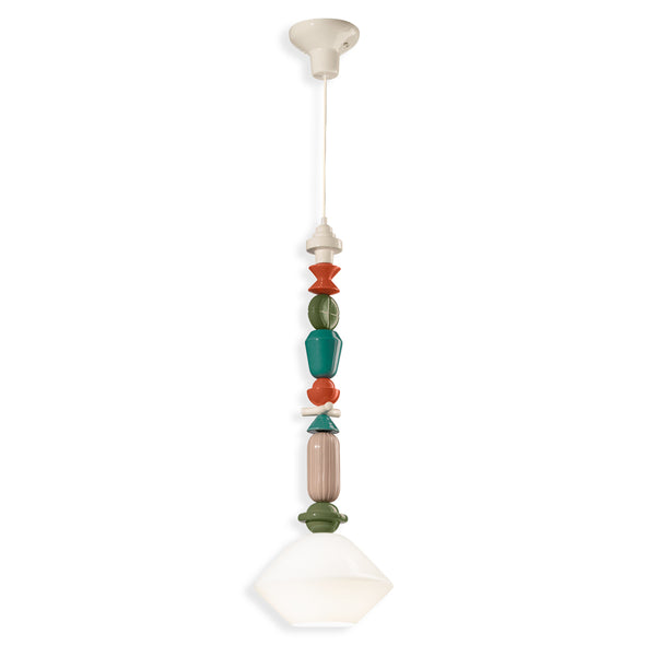 Deco Lariat Glass Pendant Light