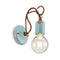 Retro Vintage Wall Sconce  option Vintage Light Blue
