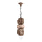 Deco Bumbum 3-Element Vertical Pendant Light  option Moka / Sand Grey