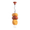 Deco Bumbum 3-Element Horizontal Pendant Light  option Poke Orange / Yellow