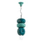Deco Bumbum 3-Element Horizontal Pendant Light  option Turquoise / Green Oil