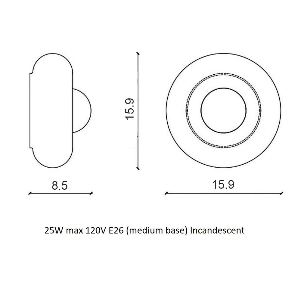 Deco Bumbum Wall/Ceiling Light