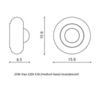 Deco Bumbum Wall/Ceiling Light