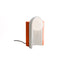 Deco Cleo Table Lamp  option Fox Orange / Bone White