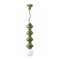 Deco Copacabana 4-Element Pendant Light  option Leaf Green