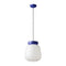 Deco Corcovado Pendant Light  option Robot Blue / Milk White