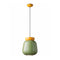 Deco Corcovado Pendant Light  option Yellow / Leaf Green