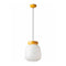 Deco Corcovado Pendant Light  option Yellow / Milk White