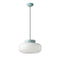 Deco Maracana Pendant Light  option Light Blue / Milk White