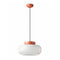 Deco Maracana Pendant Light  option Poke Orange / Milk White