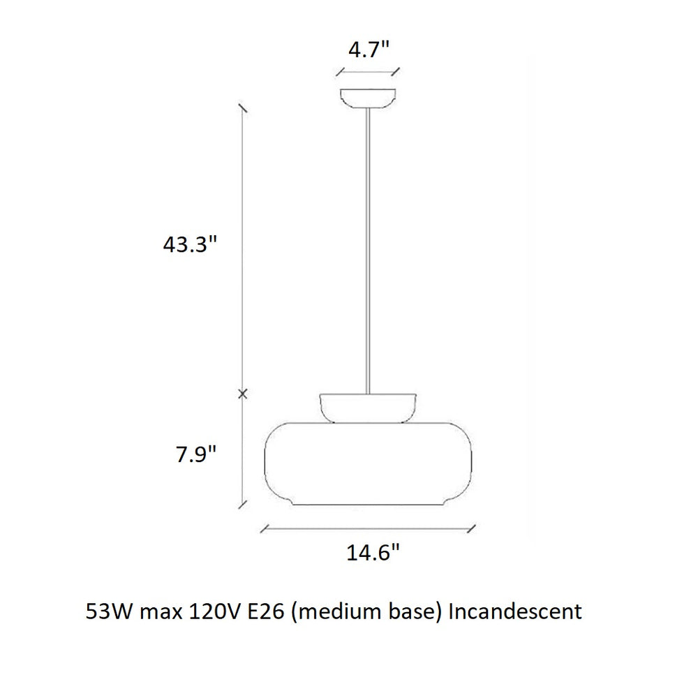 Deco Maracana Pendant Light