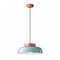 Deco Maracana Small Pendant Light  option Light Blue / Poke Orange