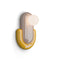 Eclair Wall Sconce  option Grigio Sabbia / Giallo