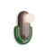 Eclair Wall Sconce  option Moka / Verde Bali