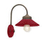 Retro Colors Wall Sconce  option Refined Maroon