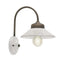 Retro Colors Wall Sconce  option Refined White