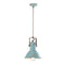 Retro Industrial Bracket Pendant Light  option Vintage Light Blue