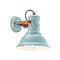Retro Industrial Wall Sconce  option Vintage Light Blue
