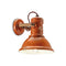 Retro Industrial Wall Sconce  option Vintage Orange