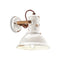 Retro Industrial Wall Sconce  option Vintage White