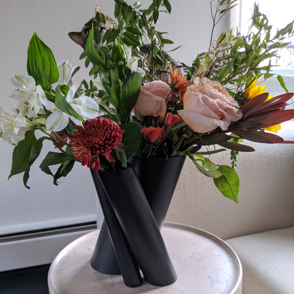 Triple Flower Vase