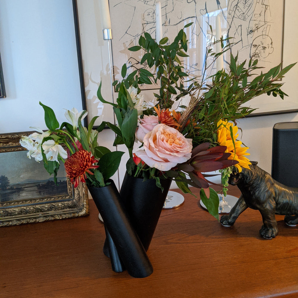 Triple Flower Vase