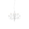 2097 Chandelier  option Matte White