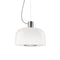 Bellhop Glass Pendant Light  option Bright Aluminum