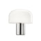 Bellhop Glass Table Lamp  option Bright Aluminum