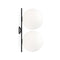 IC Lights Double Wall / Ceiling Light  option Black