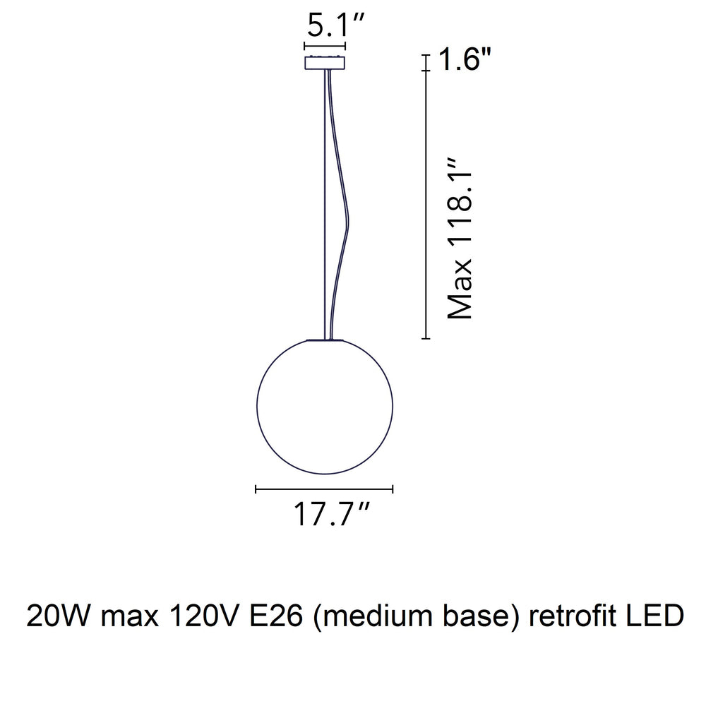 My Sphere Pendant Light