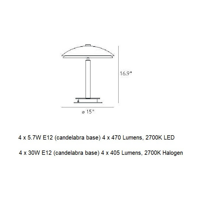Bis Tris Table Lamp