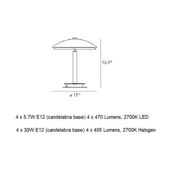 Bis Tris Table Lamp