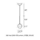 Pallina Pendant Light