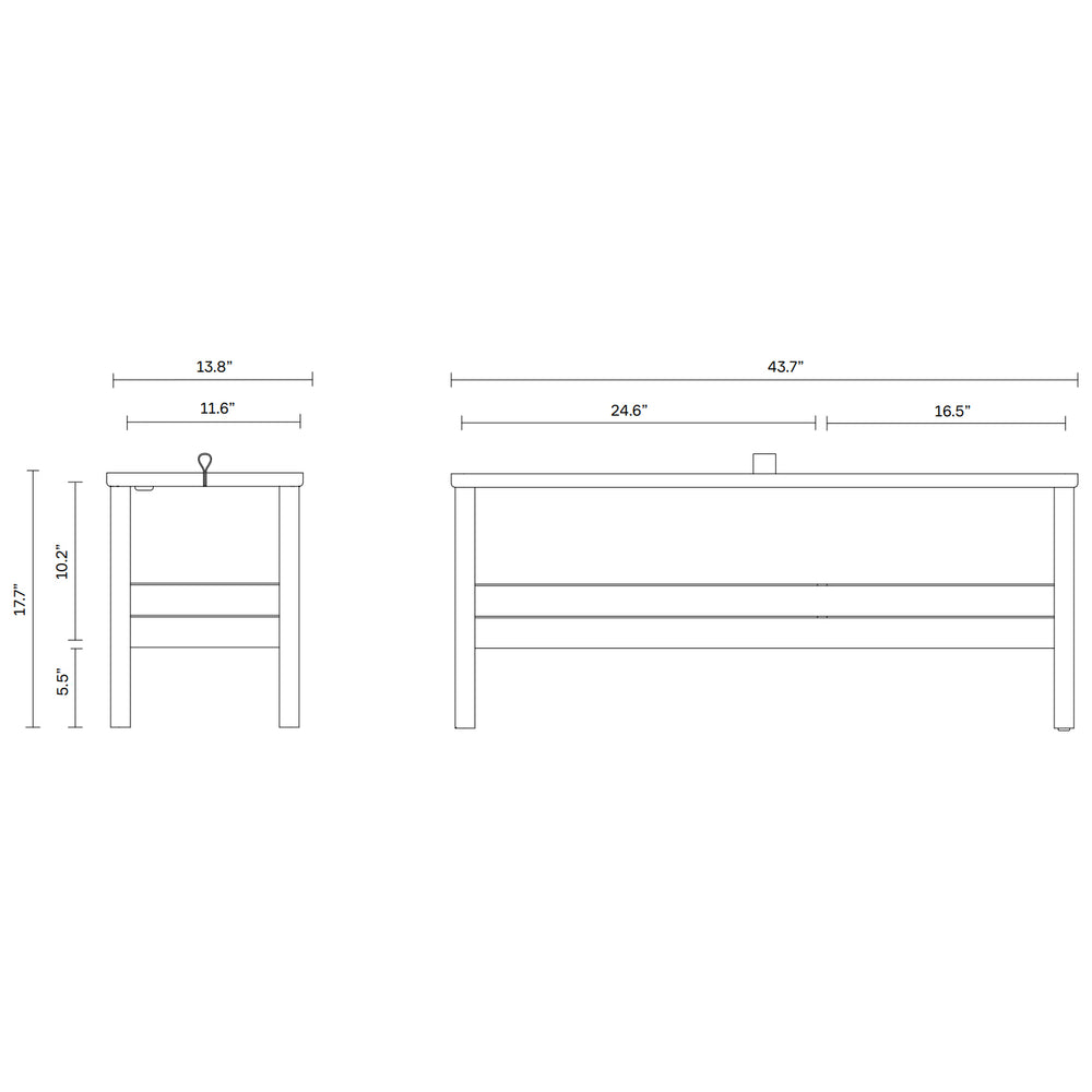 A Line Storage Bench
