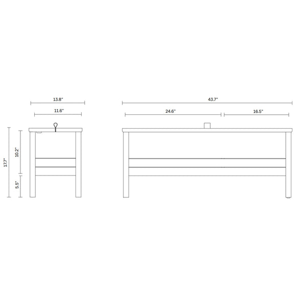 A Line Storage Bench