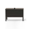 A Line Storage Bench  option Black Stained Oak