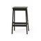 Angle Standard Stool  option Black Stained Beech