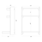 Beam Wall Office Shelf