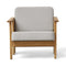 Block Lounge Chair  option Oak
