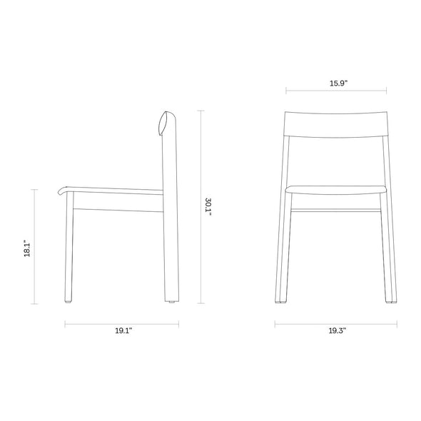 Blueprint Upholstered Dining Chair