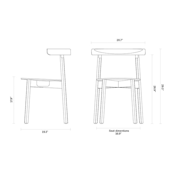 Lunar Stackable Dining Chair