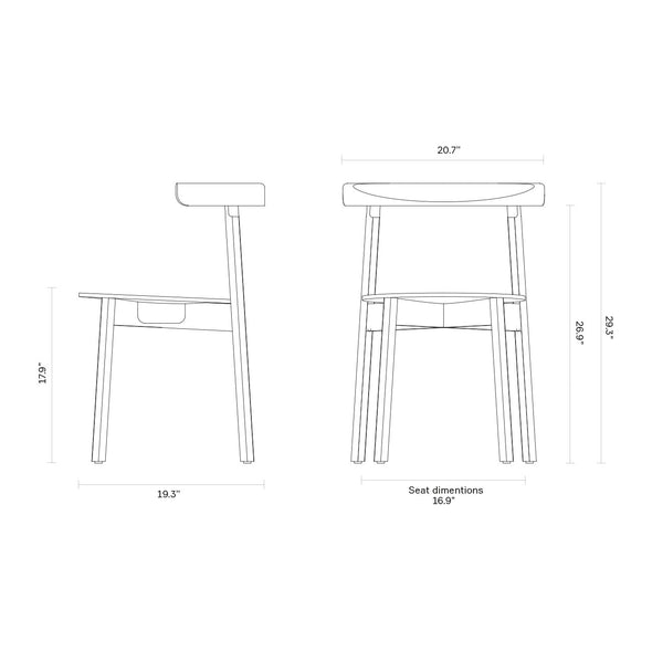 Lunar Stackable Dining Chair