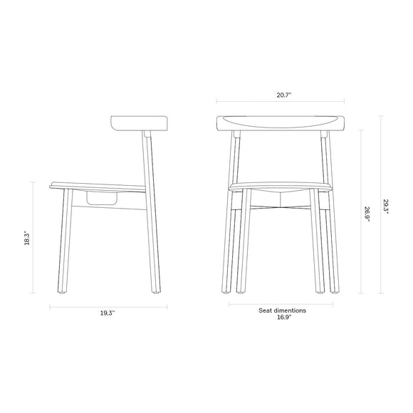 Lunar Stackable Dining Chair